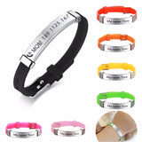 Kids Baby ID Bracelets Soft Silicone Rudder Stainless Steel