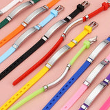 Kids Baby ID Bracelets Soft Silicone Rudder Stainless Steel