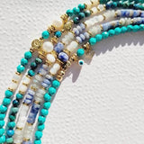 Eye Beads Bracelet with Freshwater Pearl Natural Stone