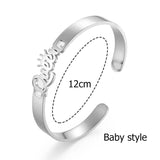 Custom Name Bracelet 18K Stainless Steel Personalized Baby Nameplate Jewelry
