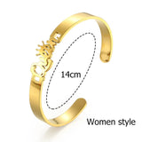 Custom Name Bracelet 18K Stainless Steel Personalized Baby Nameplate Jewelry