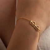Two Heart Shaped Nameplate Name Bracelets Stainless Steel