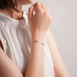 Personalized Name Bracelet Stainless Steel Chain Letter Charm Bracelet