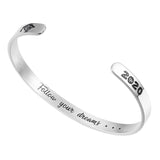 Personalized Graduation Bracelet Stainless Steel Gift