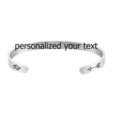 Personalized Graduation Bracelet Stainless Steel Gift