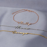 Personalized Stainless Steel Name Bracelet for Women