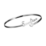 Custom Name Stainless Steel Bracelet Family Jewelry