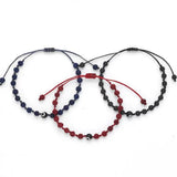 Natural Stone Magic Eye Bracelet Ethnic Style Adjustable Neutral Casual