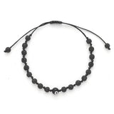 Natural Stone Magic Eye Bracelet Ethnic Style Adjustable Neutral Casual