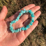 Natural Quartz 7 Chakra Bracelet Crystal Reiki Healing Stone