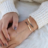 Customized Name Bracelet Stainless Steel Couple Hand Chain Jewelry