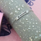 Music Scan Code Bangle Engrave Bracelet Customize Lettering Cuff Jewelry