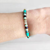 Soft Pottery Beads Stone Splice Bracelet Vintage Charm Polymer Clay Pulseras