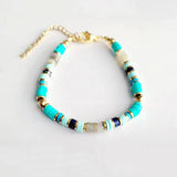 Soft Pottery Beads Stone Splice Bracelet Vintage Charm Polymer Clay Pulseras