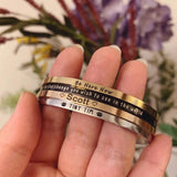 4mm Coordinate Name Cuff Bangle Stainless Steel bracelet