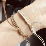 Boho Shell Bracelet Hand-Woven Couples Bangles Jewelry