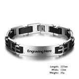 Men's Stainless Steel Biker Chain Bracelet
