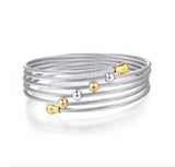 TB5 Stainless Steel Buddha Bracelet Men's Wrist Band Jewelry