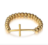 UB1 Female Bracelet Stainless Steel Heart Bangle