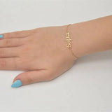 Personalized Name Bracelet Handwriting Bangle Gift