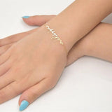 Personalized Name Bracelet Handwriting Bangle Gift