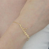 Personalized Name Bracelet Handwriting Bangle Gift