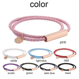 Engraved Letter Couple Bracelet Braided Rope Matching Bracelets
