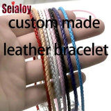 5pcs/lot Leather Bracelets Basic Bracelet Customer Service To Send Pictures
