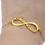 Personalized Name Bracelet Stainless Steel for Women Family Jewelry