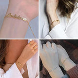 Personalized Steel Name Bracelet Punk Jewelry
