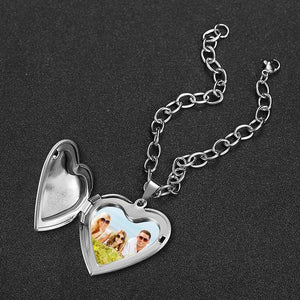 Personalized Heart Charm Bracelet Stainless Steel DIY Jewelry