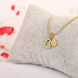 Zircon Heart Bracelet Women Initial Letter A-Z Rhinestone Chain