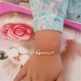 Kids Name Bracelet Stainless Steel Children's Jewelry