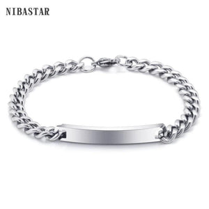 Arrival Chain Link Bracelet Stainless Steel 7mm Wide Bangle