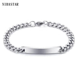 Arrival Chain Link Bracelet Stainless Steel 7mm Wide Bangle