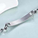 Arrival Chain Link Bracelet Stainless Steel 7mm Wide Bangle