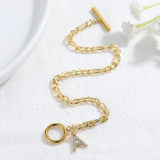 Personalized Name Bracelet Stainless Steel Adjustable Women Bangle
