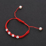 Red Rope Woven Bracelet Name Friendship Bracelets