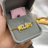 Personalized Stainless Steel Cuban Chain Bracelet for Men