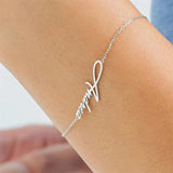 Custom Name Bracelet Stainless Steel Personalized Wrist Chain Jewelry