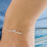 Custom Name Bracelet Stainless Steel Personalized Wrist Chain Jewelry