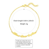 Personalized 3 Name Bracelet Family Bracelets Stainless Steel Jewelry
