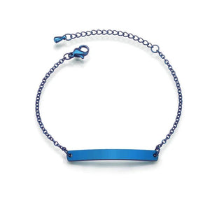 Custom Stainless Steel Rose Bracelet for Women Men Children