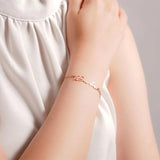 Stainless Steel Alphabet Bracelet Jewelry Gift