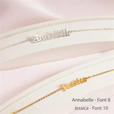 Stainless Steel Alphabet Bracelet Jewelry Gift