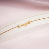 Stainless Steel Alphabet Bracelet Jewelry Gift