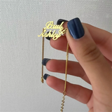Personalized Stainless Steel 2 Names Bracelet for Women