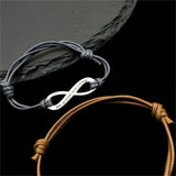 Personalised Multicolor Infinity Bracelet for Women Men