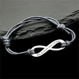 Personalised Multicolor Infinity Bracelet for Women Men