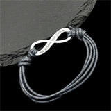 Personalised Multicolor Infinity Bracelet for Women Men